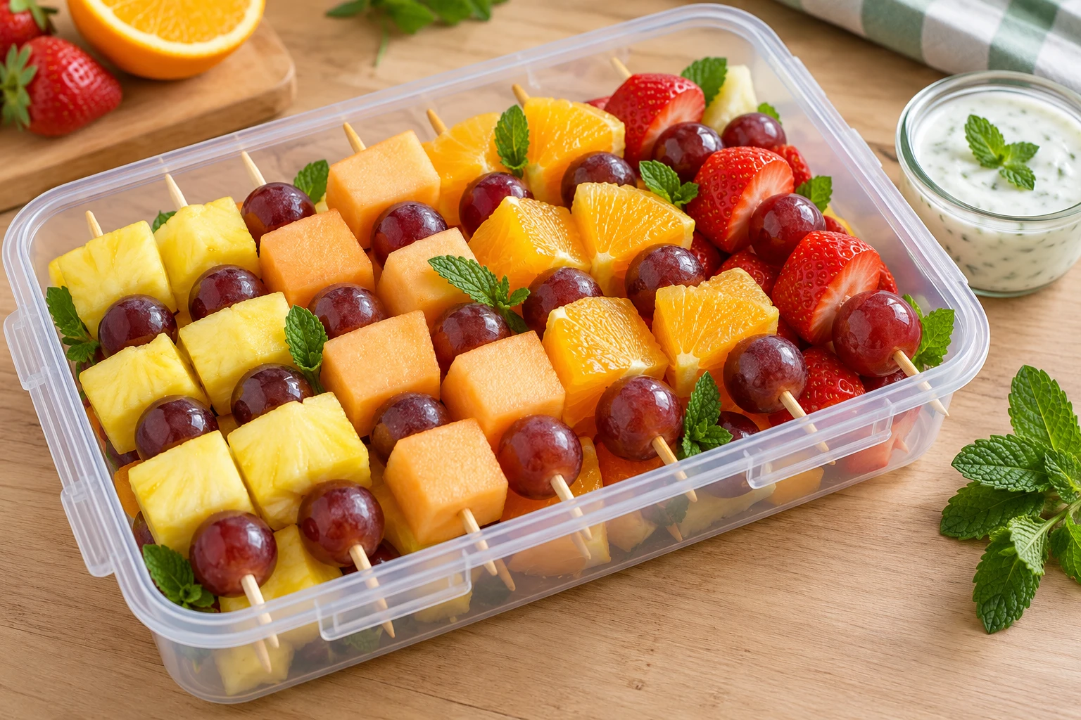 Préparer des brochettes de fruits à l&rsquo;avance : le bon calendrier